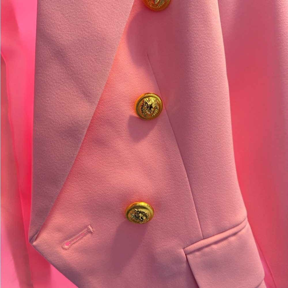 City Lux Boutique Pink Blazer never worn